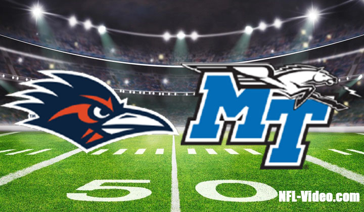 UTSA vs Middle Tennessee Football Week 5 2022 Full Game Replay NCAA College Football