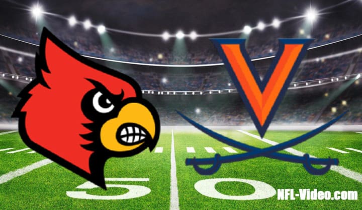 Louisville vs Virginia Football Week 6 2022 Full Game Replay NCAA College Football