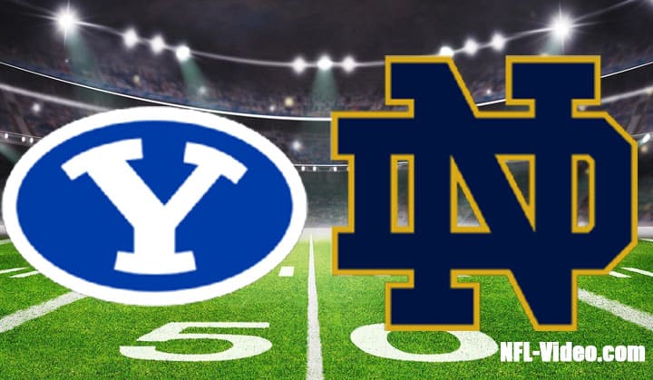 BYU vs Notre Dame Football Week 6 2022 Full Game Replay NCAA College Football