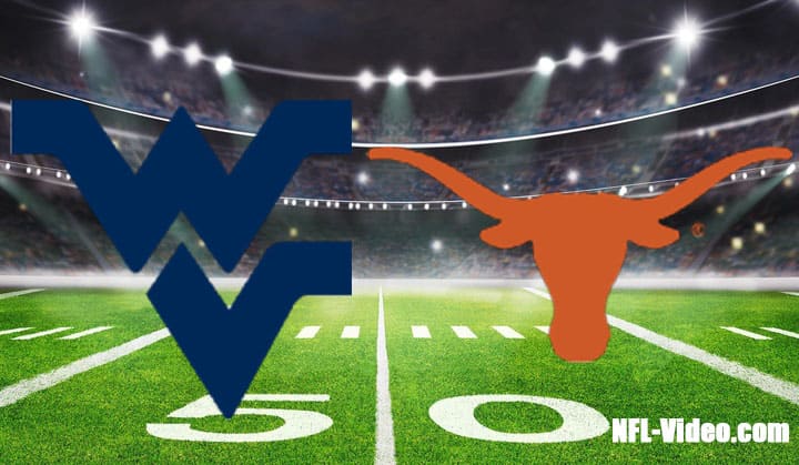 West Virginia vs Texas Football Week 5 2022 Full Game Replay NCAA College Football