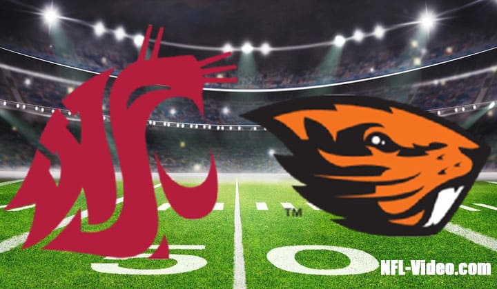 Washington State vs Oregon State Football Week 7 2022 Full Game Replay NCAA College Football