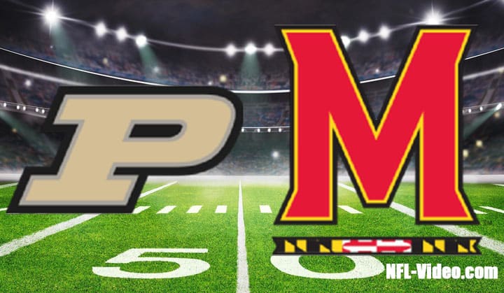Purdue vs Maryland Football Week 6 2022 Full Game Replay NCAA College Football