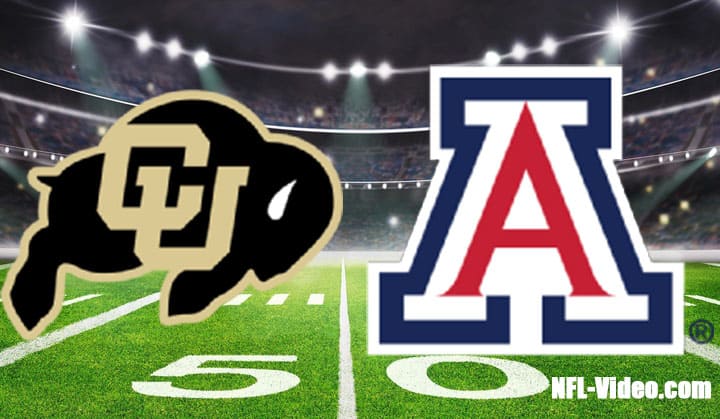 Colorado vs Arizona Football Week 5 2022 Full Game Replay NCAA College Football