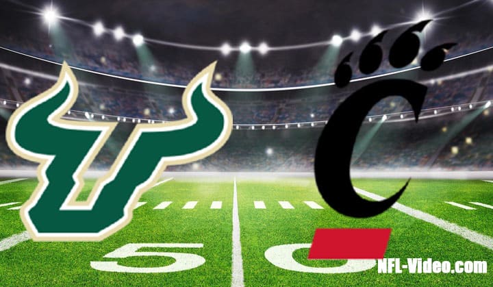 South Florida vs Cincinnati Football Week 6 2022 Full Game Replay NCAA College Football