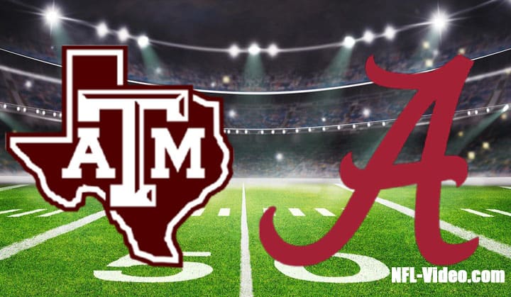Texas A&M vs Alabama Football Week 6 2022 Full Game Replay NCAA College Football