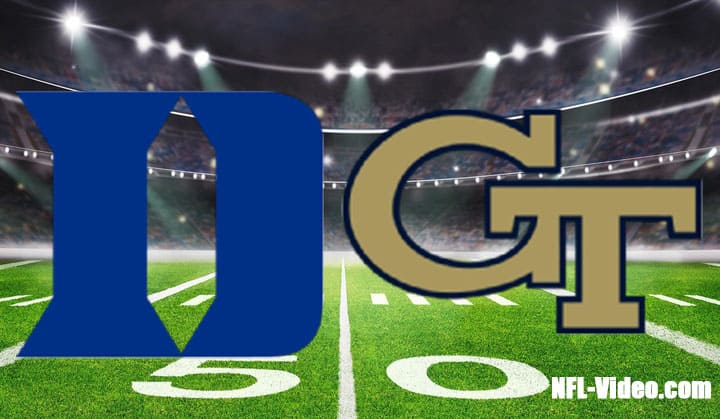 Duke vs Georgia Tech Football Week 6 2022 Full Game Replay NCAA College Football