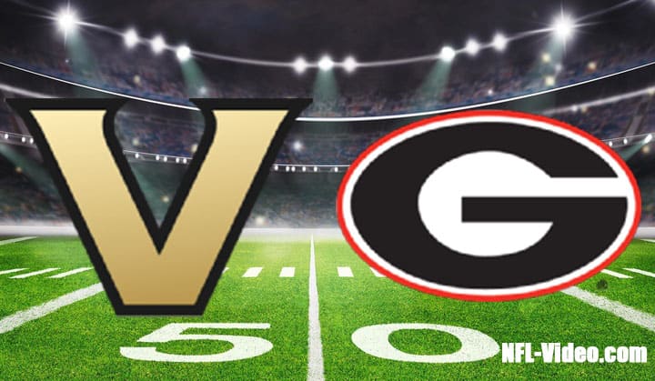 Vanderbilt vs Georgia Football Week 7 2022 Full Game Replay NCAA College Football