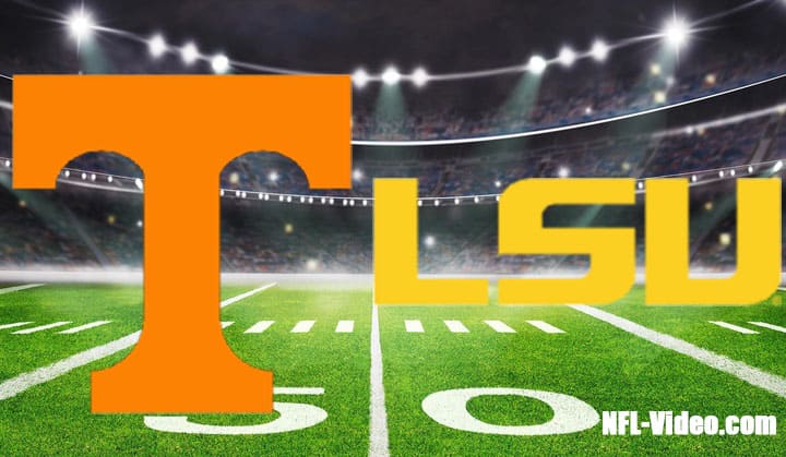 Tennessee vs LSU Football Week 6 2022 Full Game Replay NCAA College Football