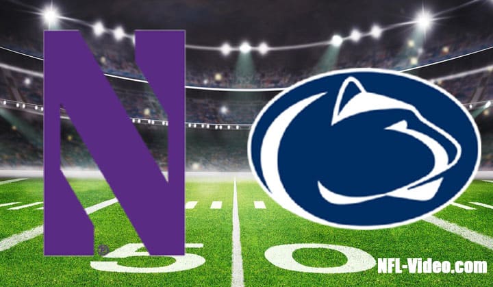 Northwestern vs Penn State Football Week 5 2022 Full Game Replay NCAA College Football