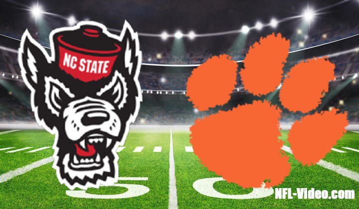 NC State vs Clemson Football Week 5 2022 Full Game Replay NCAA College Football