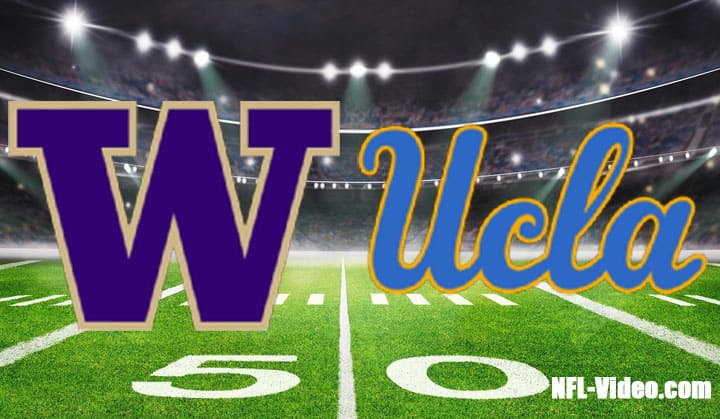 Washington vs UCLA Football Week 5 2022 Full Game Replay NCAA College Football