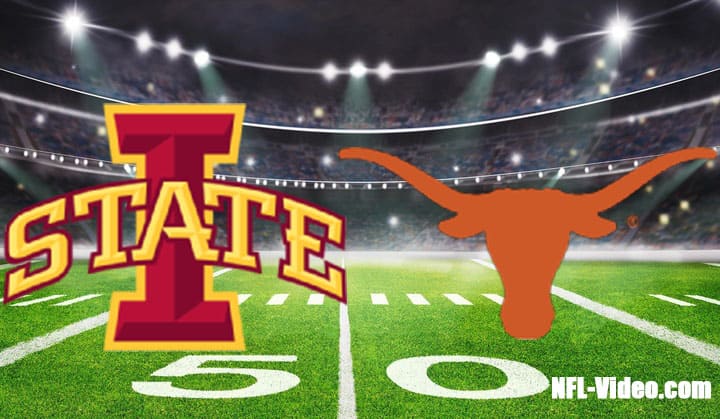 Iowa State vs Texas Football Week 7 2022 Full Game Replay NCAA College Football