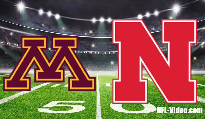 Minnesota vs Nebraska Football Week 10 2022 Full Game Replay NCAA College Football