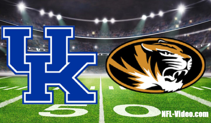 Kentucky vs Missouri Football Week 10 2022 Full Game Replay NCAA College Football
