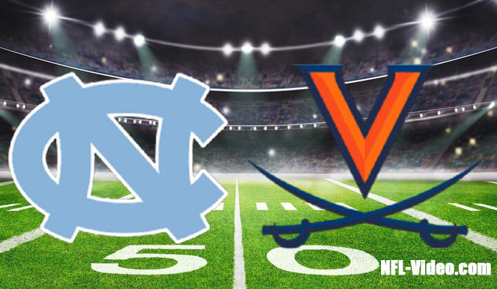 North Carolina vs Virginia Football Week 10 2022 Full Game Replay NCAA College Football
