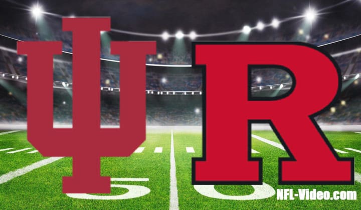 Indiana vs Rutgers Football Week 8 2022 Full Game Replay NCAA College Football