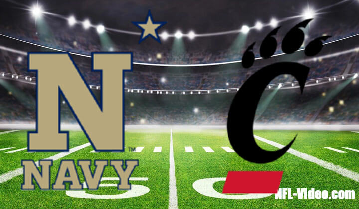Navy vs vs Cincinnati Football Week 10 2022 Full Game Replay NCAA College Football