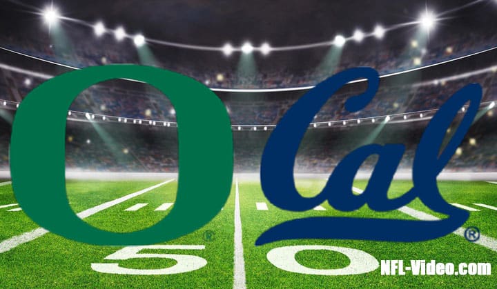 Oregon vs California Football Week 9 2022 Full Game Replay NCAA College Football