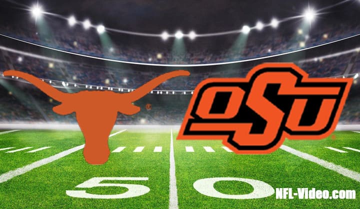 Texas vs Oklahoma State Football Week 8 2022 Full Game Replay NCAA College Football