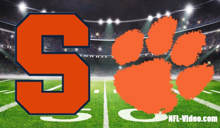 Syracuse vs Clemson Football Week 8 2022 Full Game Replay NCAA College Football