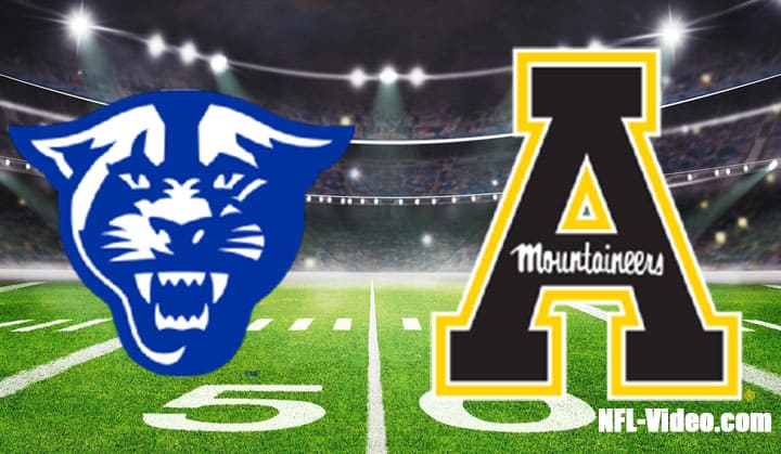Georgia State vs Appalachian State Football Week 8 2022 Full Game Replay NCAA College Football