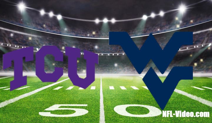 TCU vs West Virginia Football Week 9 2022 Full Game Replay NCAA College Football