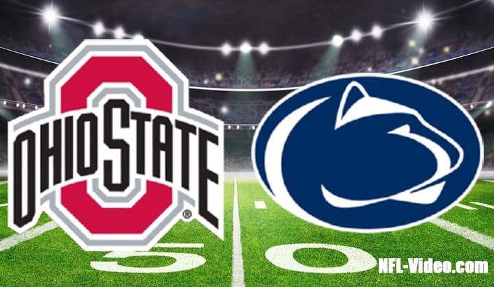 Ohio State vs Penn State Football Week 9 2022 Full Game Replay NCAA College Football