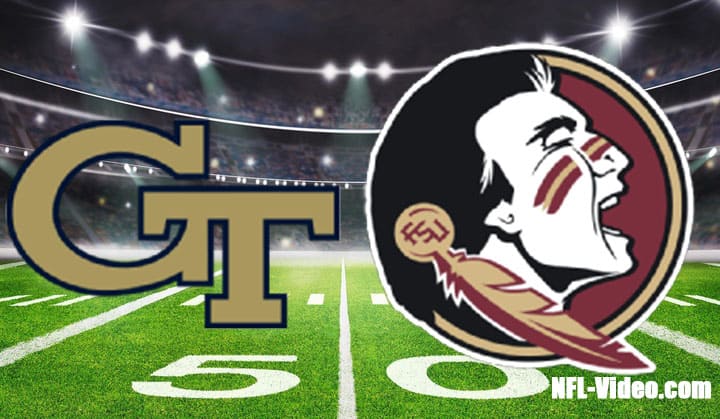 Georgia Tech vs Florida State Football Week 9 2022 Full Game Replay NCAA College Football
