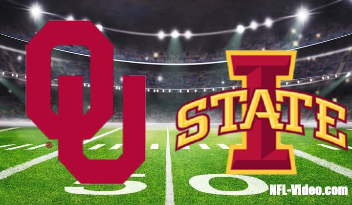 Oklahoma vs Iowa State Football Week 9 2022 Full Game Replay NCAA College Football