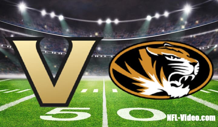 Vanderbilt vs Missouri Football Week 8 2022 Full Game Replay NCAA College Football