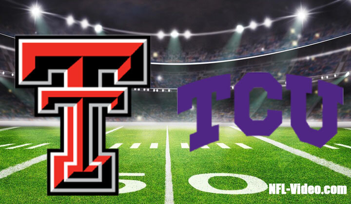 Texas Tech vs TCU Football Week 10 2022 Full Game Replay NCAA College Football