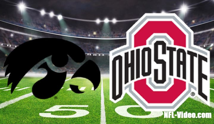 Iowa vs Ohio State Football Week 8 2022 Full Game Replay NCAA College Football