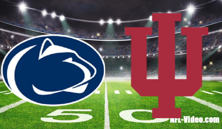 Penn State vs Indiana Football Week 10 2022 Full Game Replay NCAA College Football