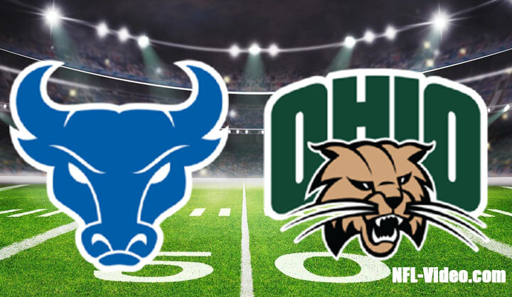 Buffalo vs Ohio Football Week 10 2022 Full Game Replay NCAA College Football