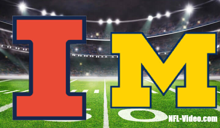 Illinois vs #3 Michigan Football Week 12 2022 Full Game Replay NCAA College Football