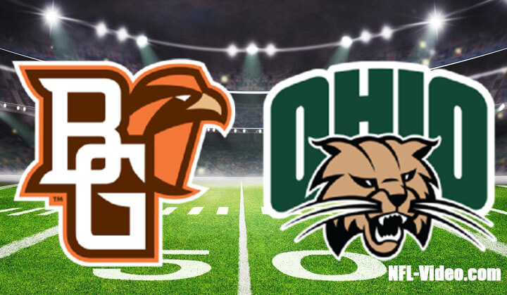 Bowling Green vs Ohio Football Week 13 2022 Full Game Replay NCAA College Football