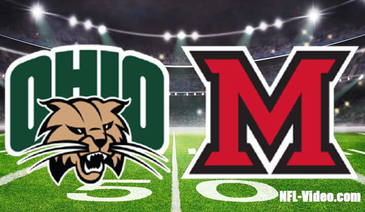 Ohio vs Miami (OH) Football Week 11 2022 Full Game Replay NCAA College Football