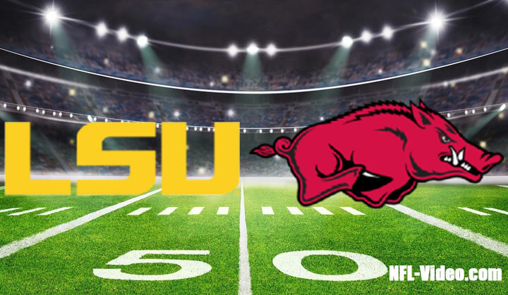 LSU vs Arkansas Football Week 11 2022 Full Game Replay NCAA College Football