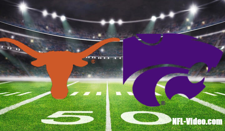Texas vs Kansas State Football Week 10 2022 Full Game Replay NCAA College Football