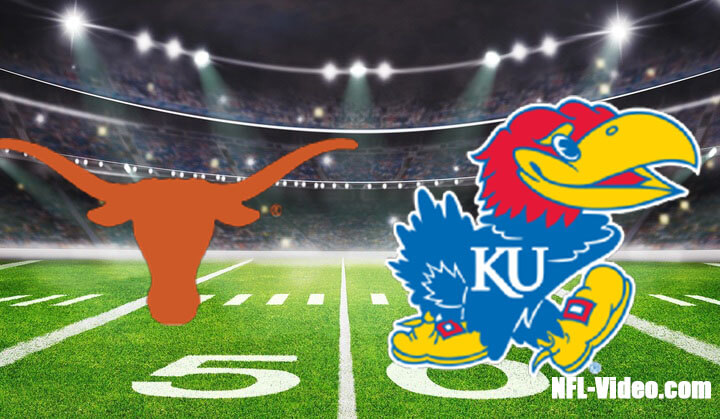 Texas vs Kansas Football Week 12 2022 Full Game Replay NCAA College Football
