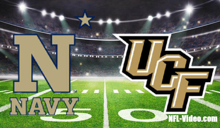 Navy vs #20 UCF Football Week 12 2022 Full Game Replay NCAA College Football