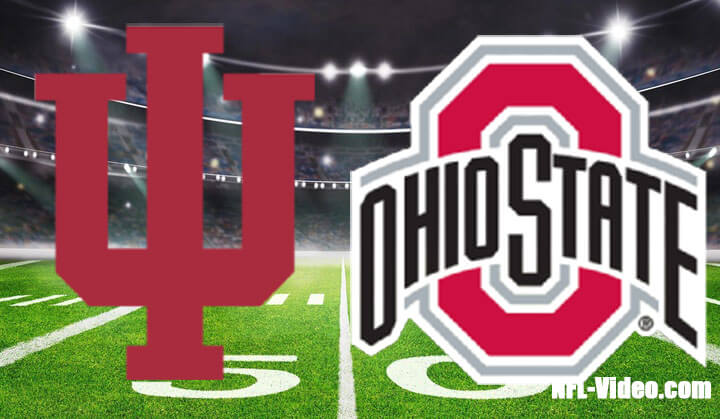 Indiana vs Ohio State Football Week 11 2022 Full Game Replay NCAA College Football