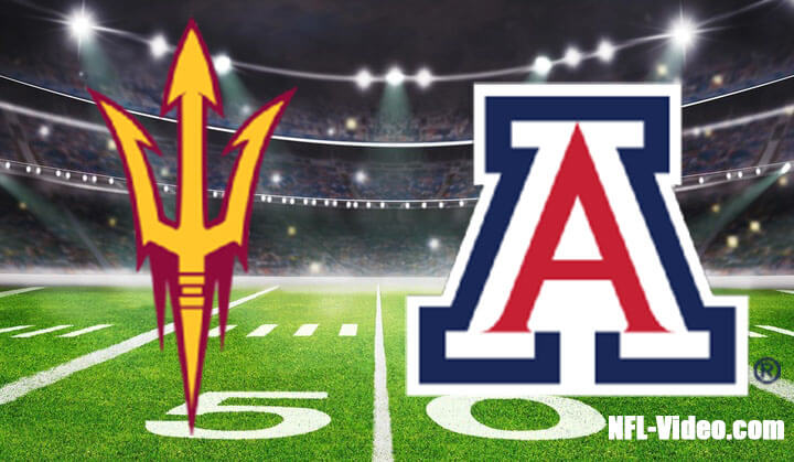 Arizona State vs Arizona Football Week 13 2022 Full Game Replay NCAA College Football