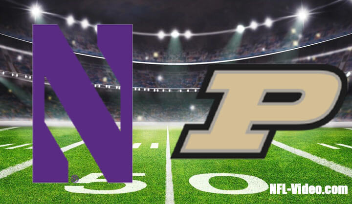 Northwestern vs Purdue Football Week 12 2022 Full Game Replay NCAA College Football