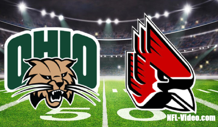 Ohio vs Ball State Football Week 12 2022 Full Game Replay NCAA College Football