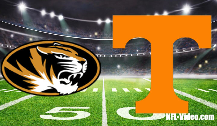 Missouri vs Tennessee Football Week 11 2022 Full Game Replay NCAA College Football