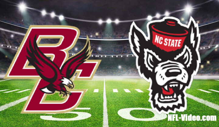 Boston College vs NC State Football Week 11 2022 Full Game Replay NCAA College Football