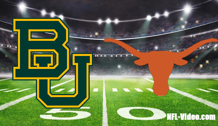 Baylor vs #23 Texas Football Week 13 2022 Full Game Replay NCAA College Football