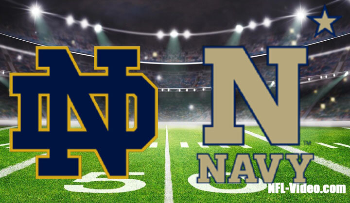Notre Dame vs Navy Football Week 11 2022 Full Game Replay NCAA College Football