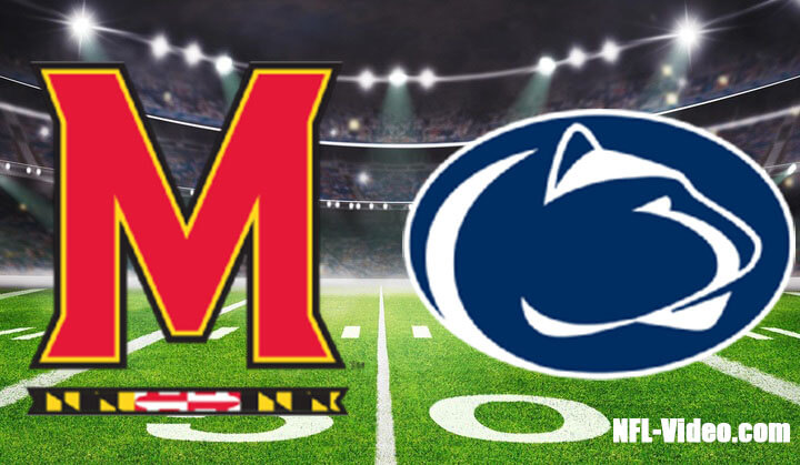 Maryland vs Penn State Football Week 11 2022 Full Game Replay NCAA College Football